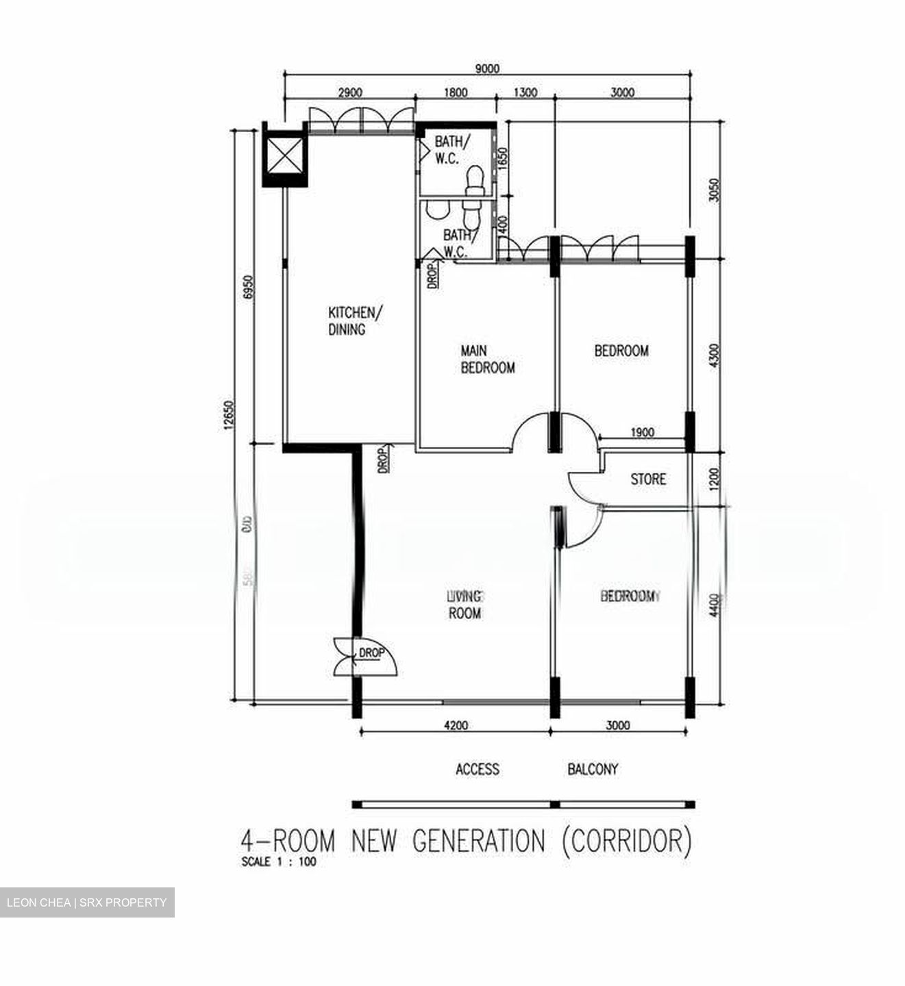 Blk 59 BLANGAH GARDEN (Bukit Merah), HDB 4 Rooms #554104001